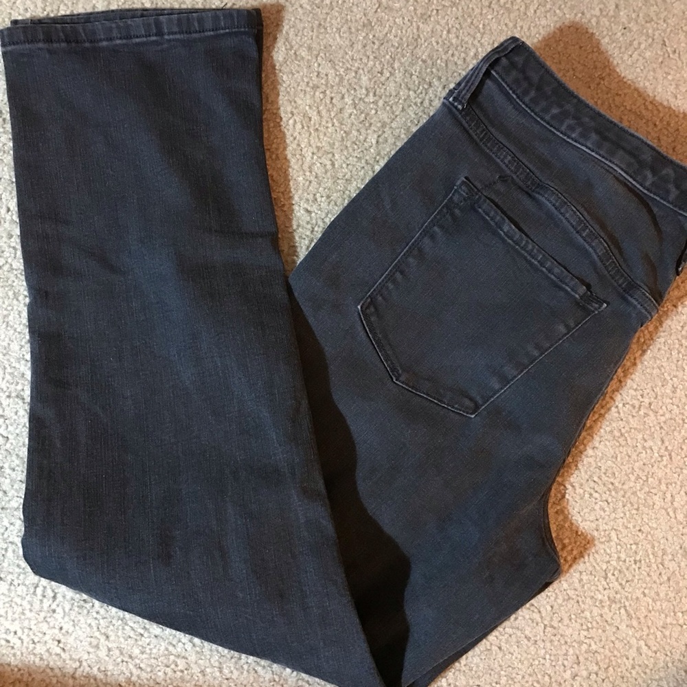 Black Jeans High Rise Straight